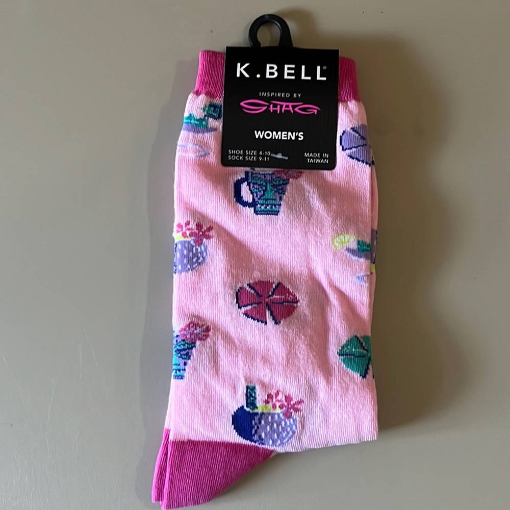 Tropical Pink Socks NWT